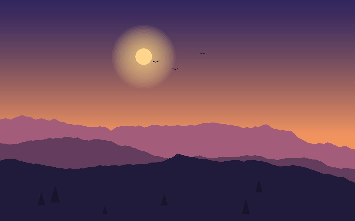 Landschaftsillustration