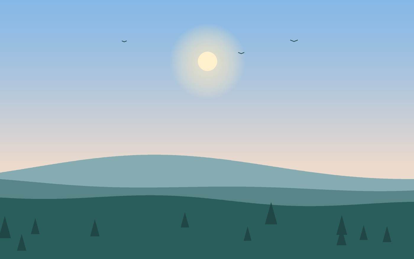 Landschaftsillustration