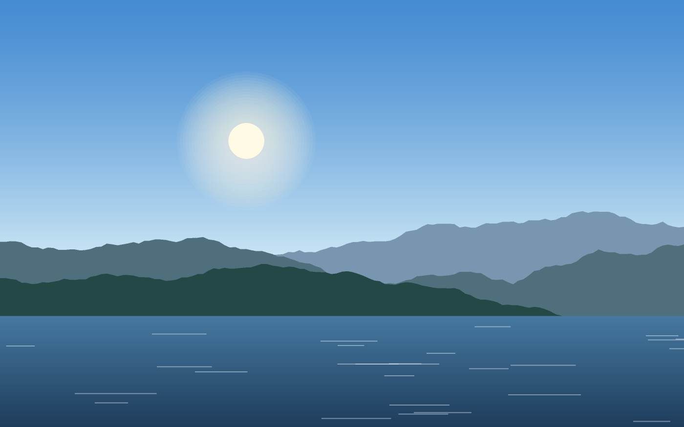 Landschapsillustratie