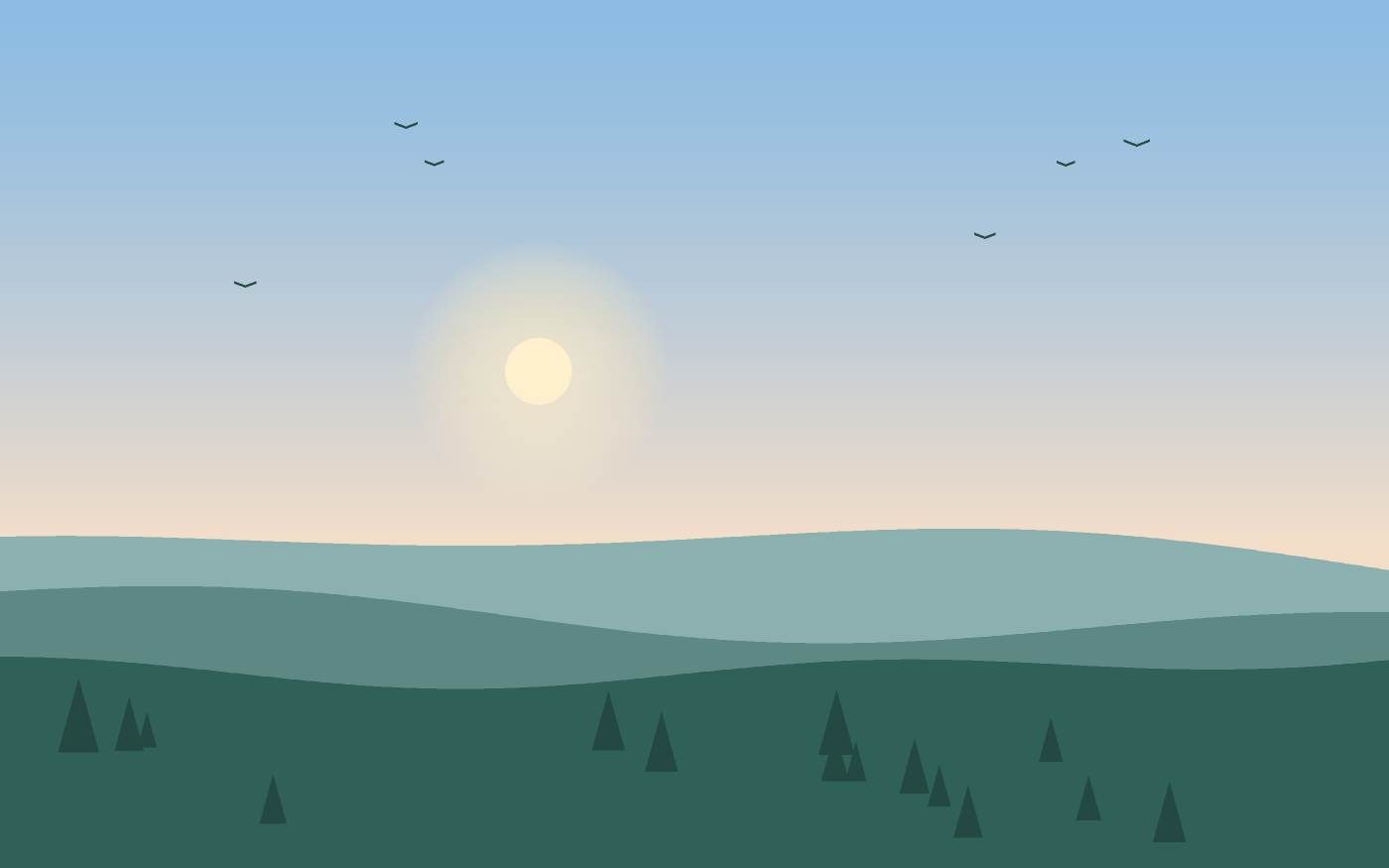 Landschaftsillustration