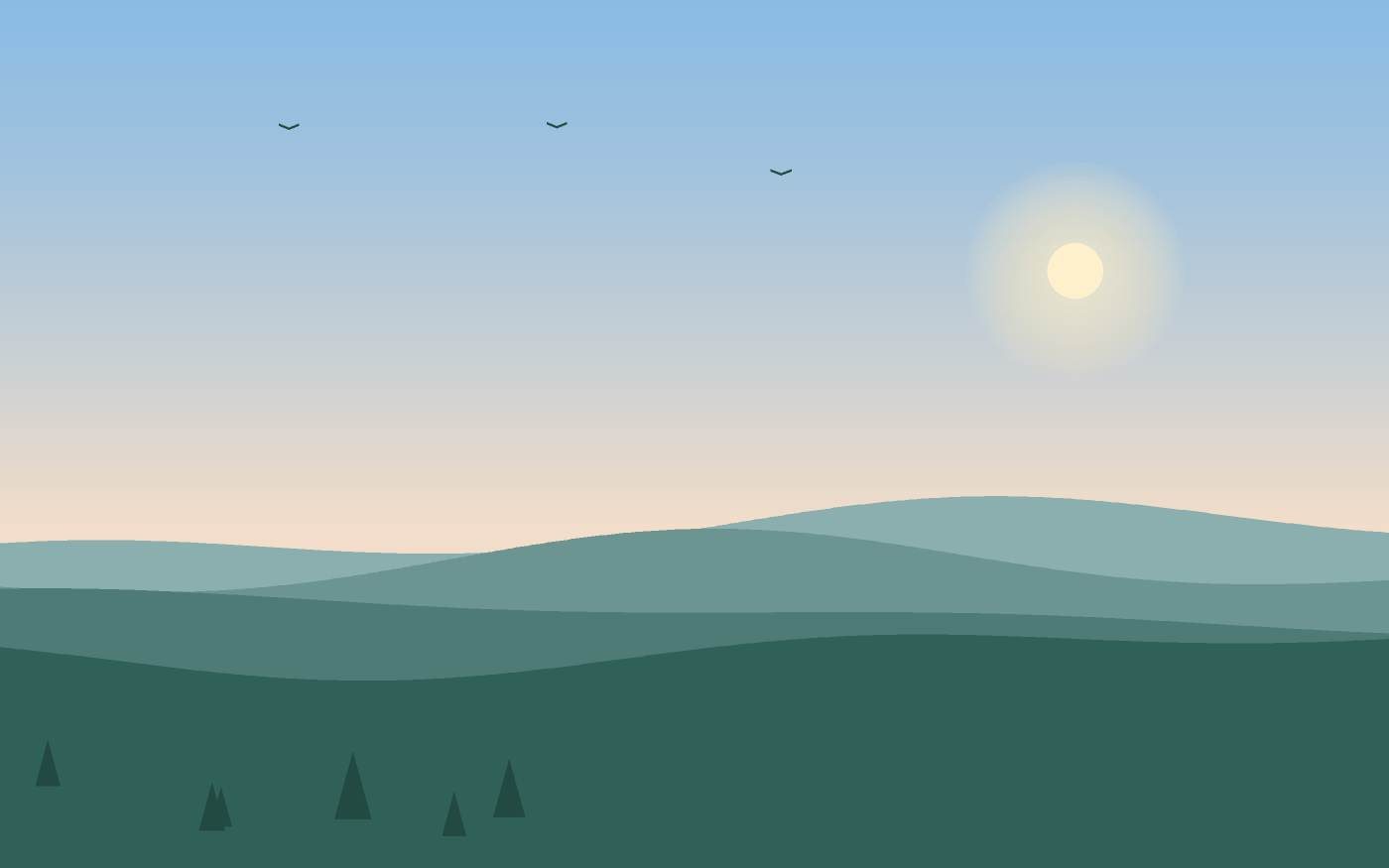 Landschaftsillustration