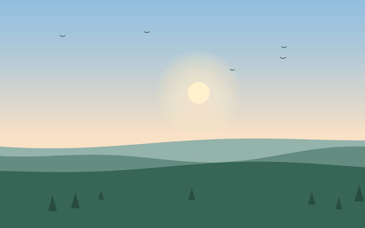Ilustrace krajiny