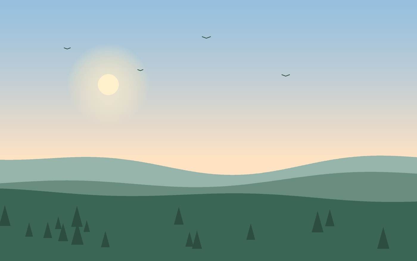 Ilustrace krajiny