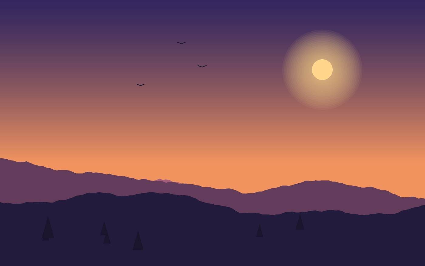 Landschapsillustratie